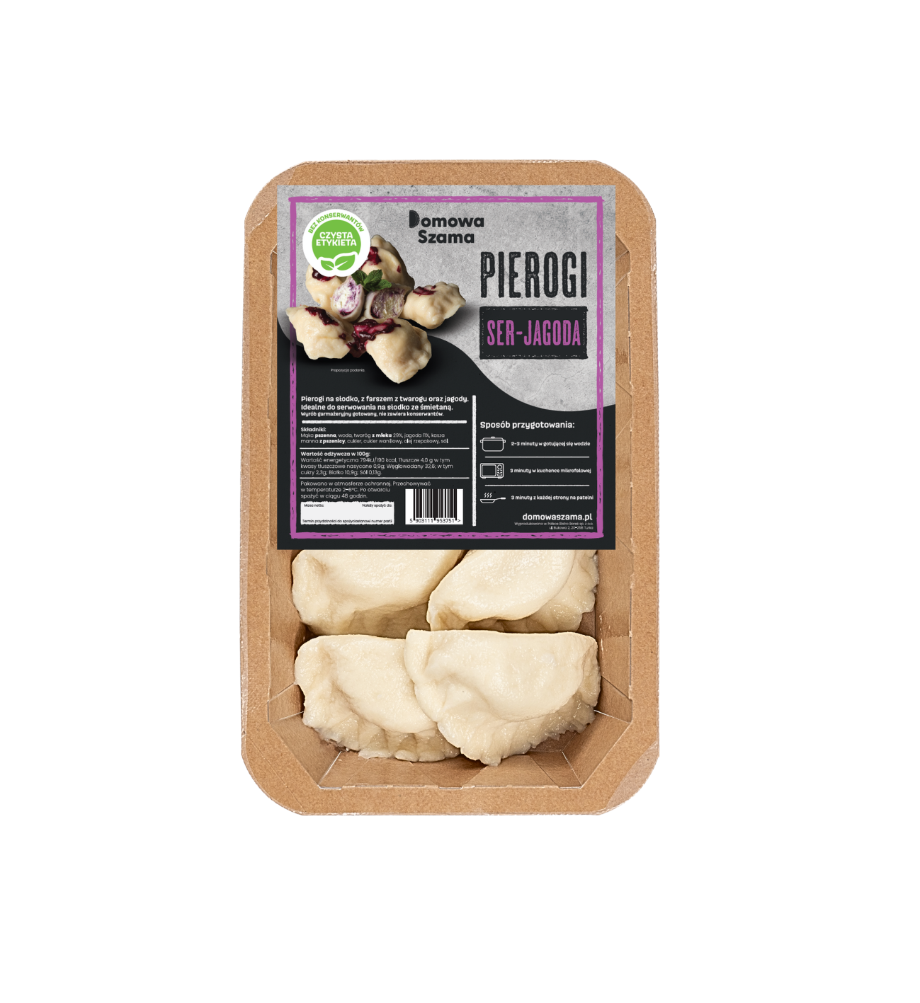 DS Pierogi Ser-Jagoda 350G